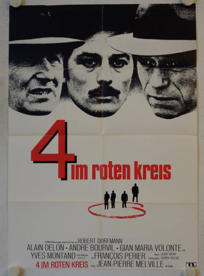 Vier im roten Kreis originales deutsches Filmplakat